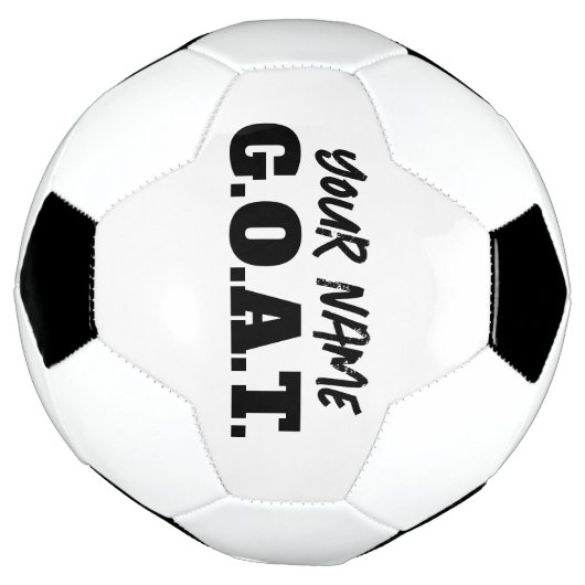 サッカーもっとも偉大選手ギフトボールのGOAT Of All Time サッカーボール (回転)