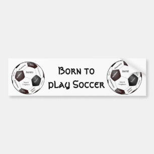 サッカーやる気を起こさせるゲーム,スポーツ用語 バンパーステッカー