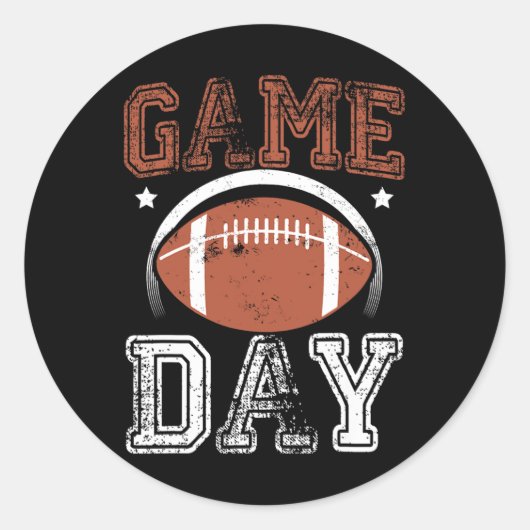 サッカーやる気を起こさせるスタイルシーズンギフトボーイズ男性 ラウンドシール (正面)