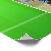 サッカーやる気を起こさせる引用文写真 ポスター (角)