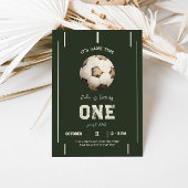 サッカーよくはしゃぐテーマ誕生日招待状 招待状