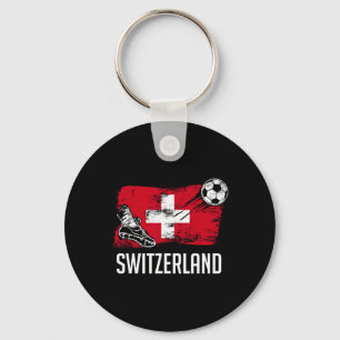 サッカーをする面白いドーナツ フード スポーツ ドーナツ 少年 キーホルダー