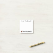 サッカーをテーマにしたノート ポストイット (デスク上)