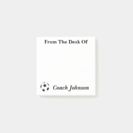 サッカーをテーマにしたノート ポストイット