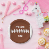 サッカーをテーマにしたパーティープレート ペーパープレート (パーティー)