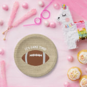 サッカーをテーマにしたパーティープレート ペーパープレート (パーティー)