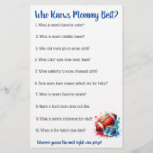 サッカーをテーマにしたビンゴとママを知る最高の人 チラシ (裏面)