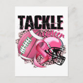 サッカーをテーマにした乳がん認識度 ポストカード (正面)