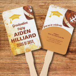 サッカーをテーマにした卒業パーティー ハンドファン