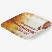 サッカーをテーマにした卒業パーティー ペーパープレート (傾斜あり)