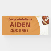 サッカーをテーマにした卒業パーティー 横断幕 (横)