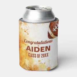 サッカーをテーマにした卒業パーティー 缶クーラー