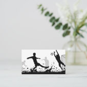 サッカーをテーマにした名刺 名刺 (スタンド正面)