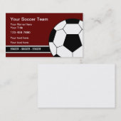 サッカーをテーマにした名刺 名刺 (正面/裏面)