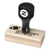 サッカーをテーマにした差出人住所ゴム印 ラバースタンプ (スタンプ)