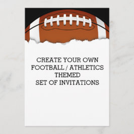 サッカーをテーマにした招待状 招待状