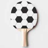 サッカーをテーマにした誕生日パーティーゲーム 卓球ラケット (正面)