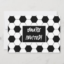 サッカーをテーマにした誕生日パーティー招待状 招待状