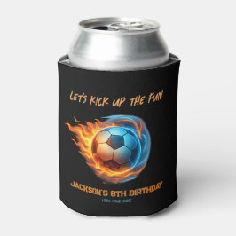サッカーをテーマにした誕生日パーティー アスリートの誕生日 缶クーラー