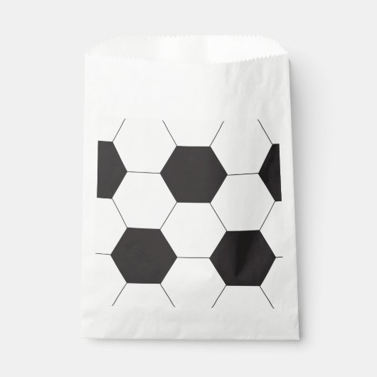 サッカーをテーマにした誕生日パーティー フェイバーバッグ (正面)