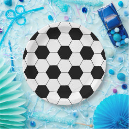 サッカーをテーマにした誕生日パーティー ペーパープレート