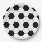 サッカーをテーマにした誕生日パーティー ペーパープレート (正面)