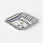 サッカーをテーマにした誕生日パーティー ペーパープレート (傾斜あり)