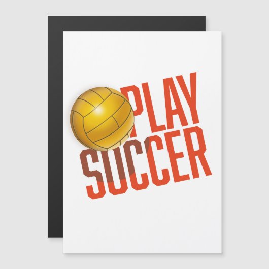 サッカーをプレイしよう (正面/裏面)
