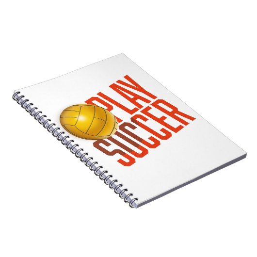 サッカーをプレイしよう ノートブック (右側)