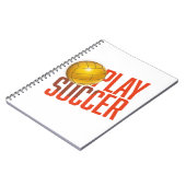 サッカーをプレイしよう ノートブック (左側)