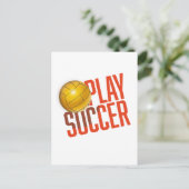 サッカーをプレイしよう ポストカード (スタンド正面)