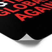 サッカーを世界に再び - トランプ支持サッカーファン ポスター (角)