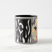 サッカーを忘れて下さい ツートーンマグカップ (中央)