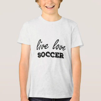 サッカーを生きる 愛する トライブレンドTシャツ