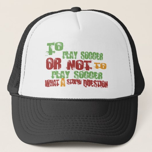 サッカーを遊ぶため キャップ (正面)