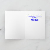 サッカーを遊ぶ子供のためにカスタマイズ可能 カード (内部)