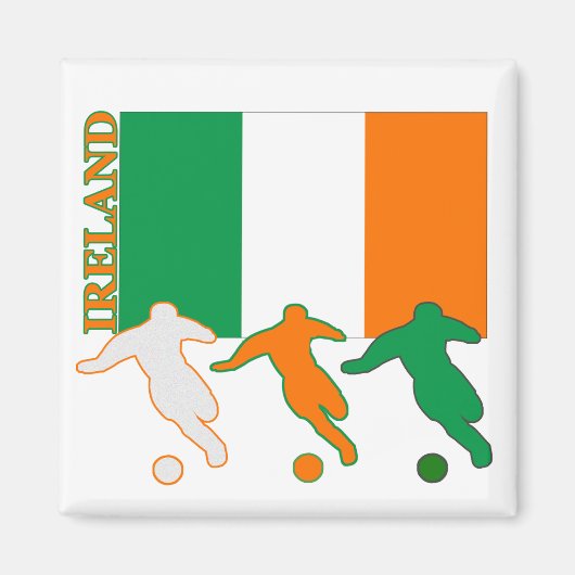 サッカーアイルランド マグネット (正面)
