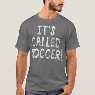 サッカーアメリカンサッカー動揺してというサッカー Tシャツ