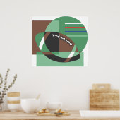 サッカーアートのポスター ポスター (キッチン)
