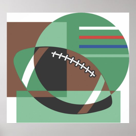 サッカーアートのポスター ポスター (正面)