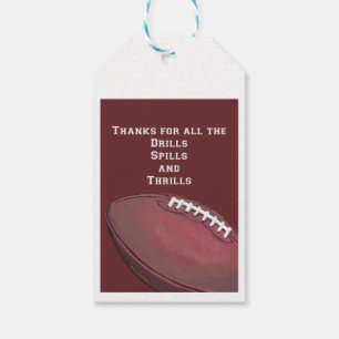 サッカーアートサンキューコーチ ギフトタグ