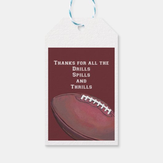 サッカーアートサンキューコーチ ギフトタグ (裏面)