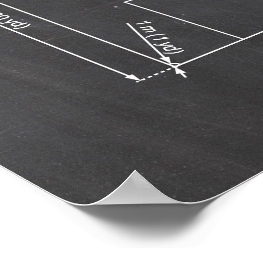 サッカーアート特許 ポスター (角)