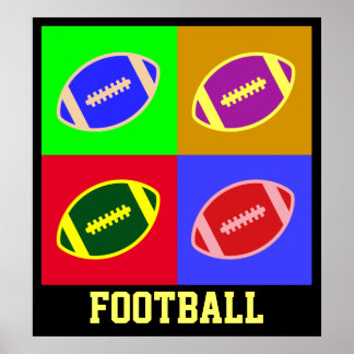 サッカーアート ポスター