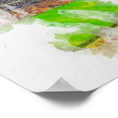 サッカーアート ポスター (角)