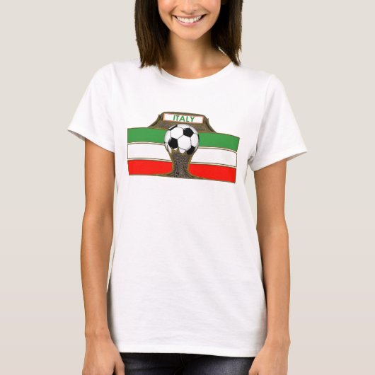 サッカーイタリアンシャツ Tシャツ (正面)