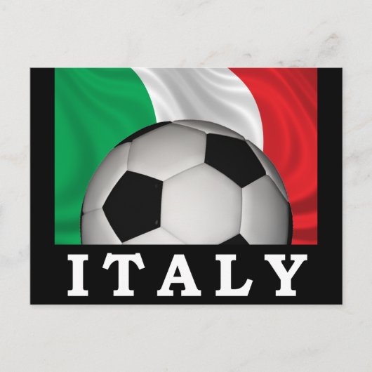 サッカーイタリアン ポストカード (正面)