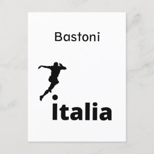 サッカーイタリア、カスタマイズ可能 シーズンポストカード