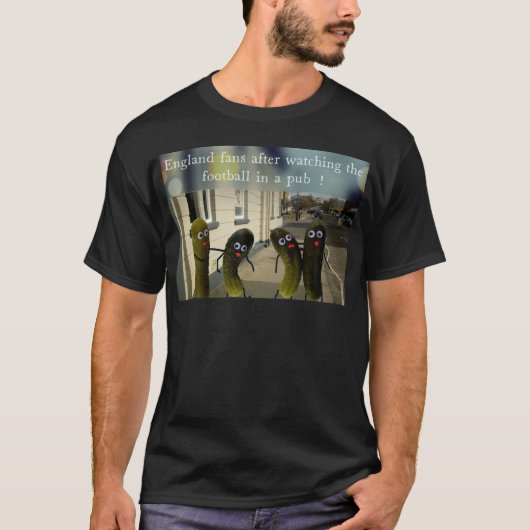 サッカーイングランド代表サポーター Tシャツ (正面)