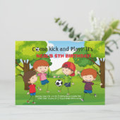 サッカーインザパーク招待状 招待状 (スタンド正面)